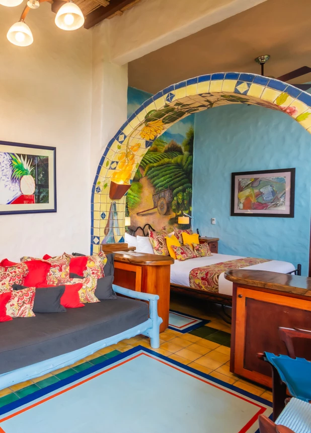 Junior Suites — accommodations, architecture, luxury and art Finca Rosa Blanca